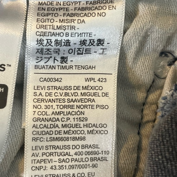 Levi's jeans 514 straight Men's 30 X 30 Dark wash - Picture 7 of 8